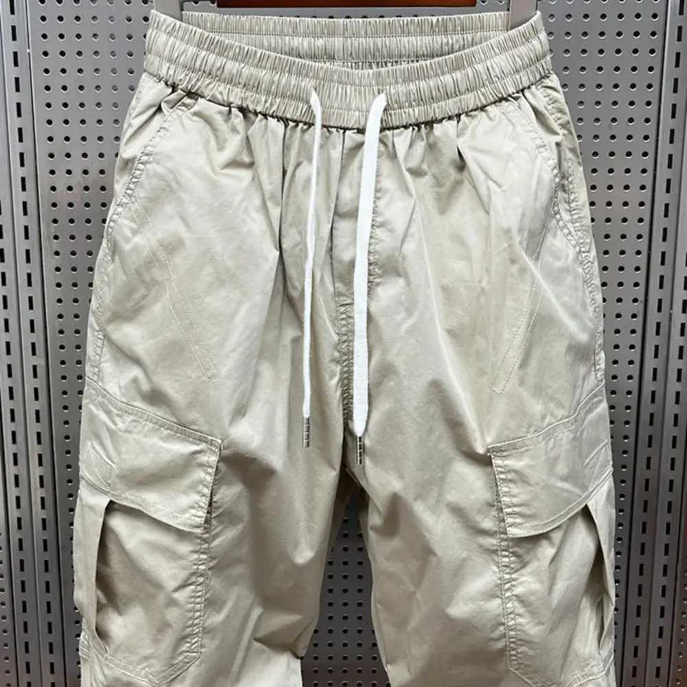 Spring and Autumn 2023 Mens Trouser Korean Fashion Street Clothing Sports Pants Mens Casual Clothing Elastic Waist Slow Running Pants Mens Clothing W2