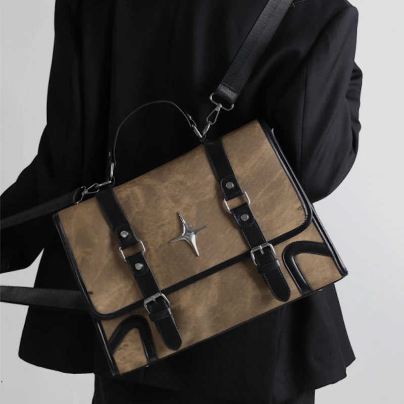 2025 Trendy Fashion Students Schoolbags High-capacity Preppy Women Shoulder Handbags Vintage Y2k Aesthetic Star Backpacks 250318