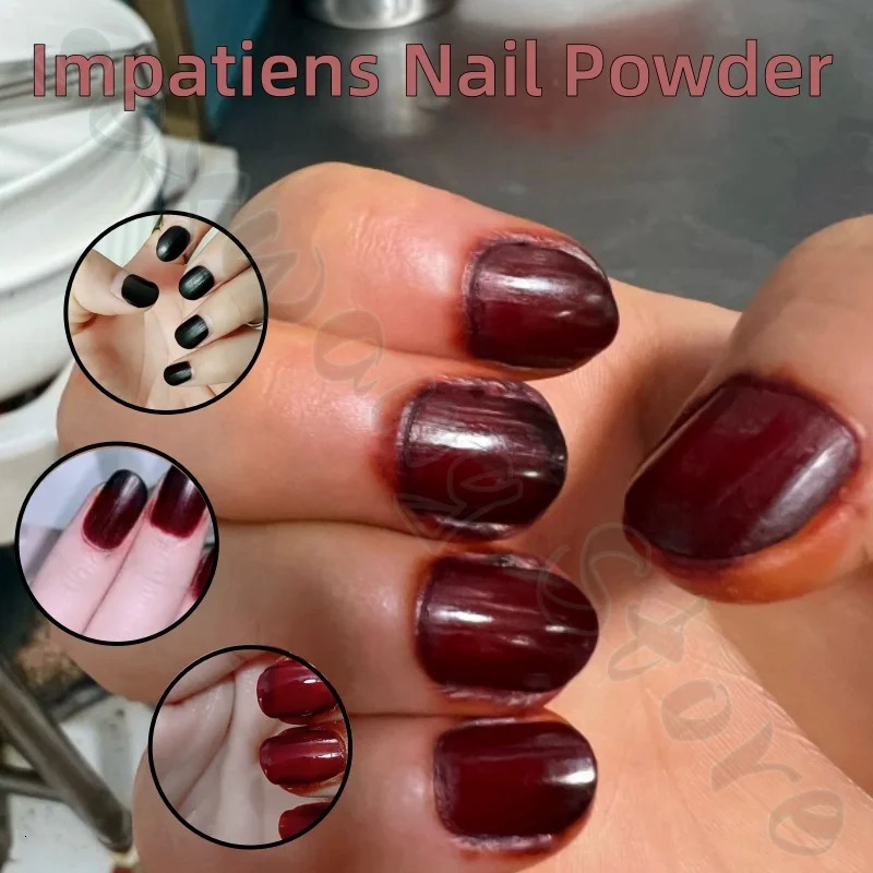 Natural plant Henna Powder Impatiens Nail Powder lasts and is gentle and does not fade easily 30g a box 250314