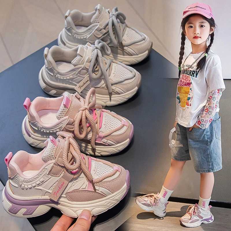 Childrens sports shoes childrens sports shoes childrens casual shoes air mesh breathable fashion school running shoes new softXJ250318