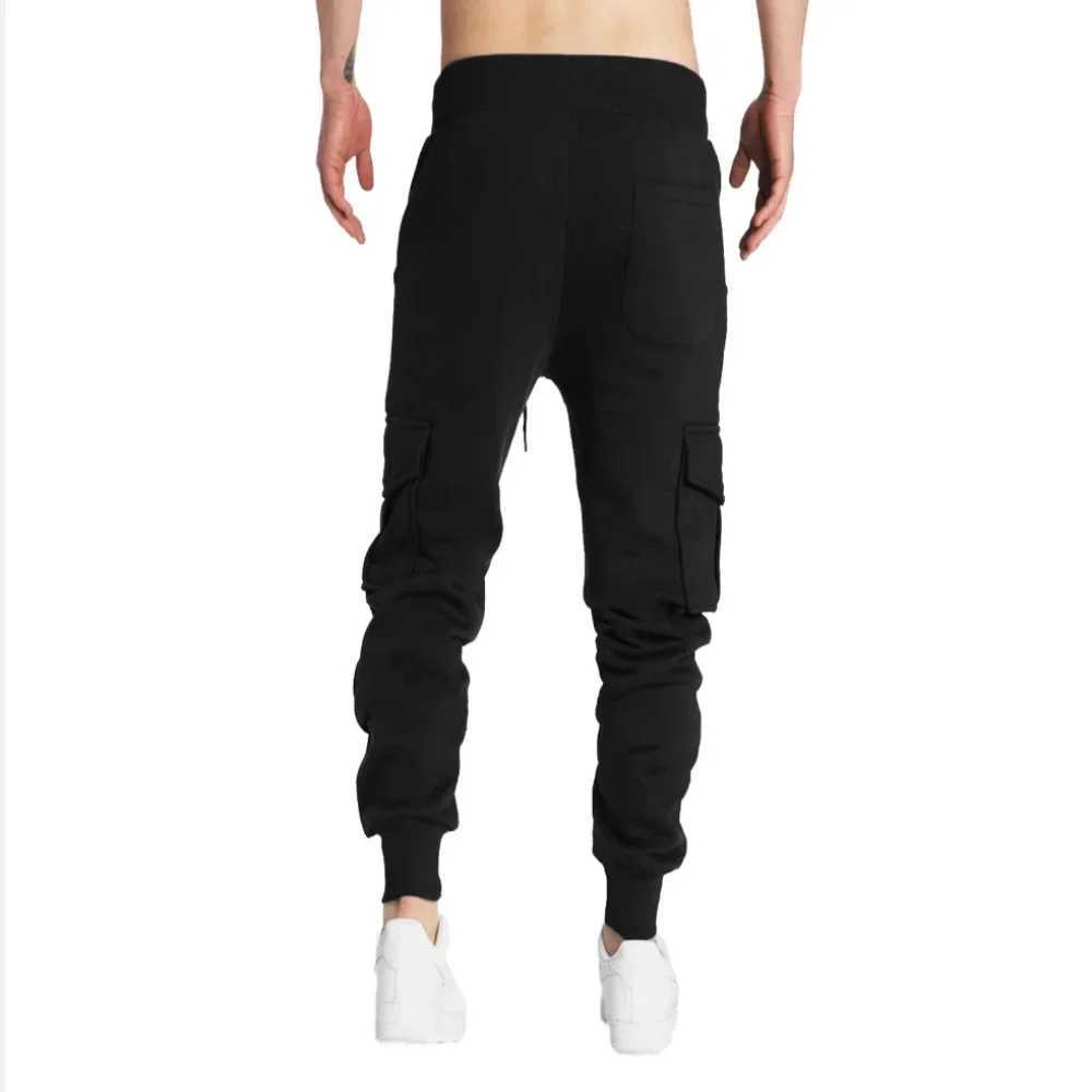 2024 Autumn/Winter Wool Mens Casual Work Pants Mens Multi Pocket Pants Cross border Plus Sports Casual Pants Mens W250318