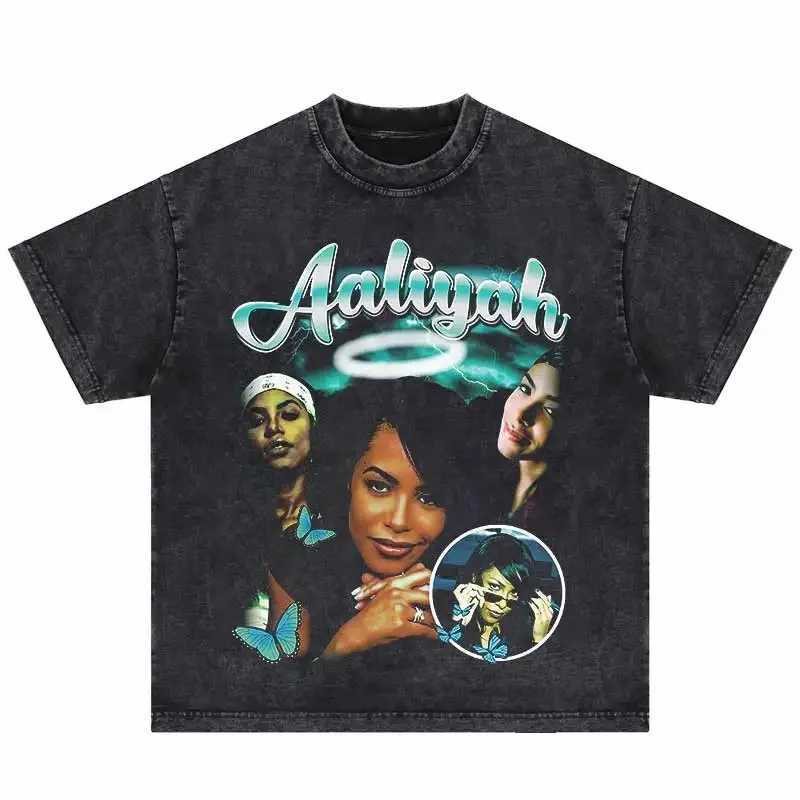 Hip Hop Streetwear Mens T-shirt Womens Portrait Pattern T-shirt Harajuku Extra Large Retro Mens Casual Cotton DTG Printed T-shirtXJ250318
