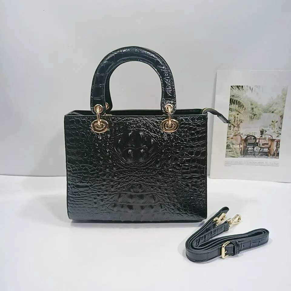 Fashion Crocodile Leather Women Handbags Alligator Small Brand Shoulder Messenger Bag Female Temperament Bags 2024 New