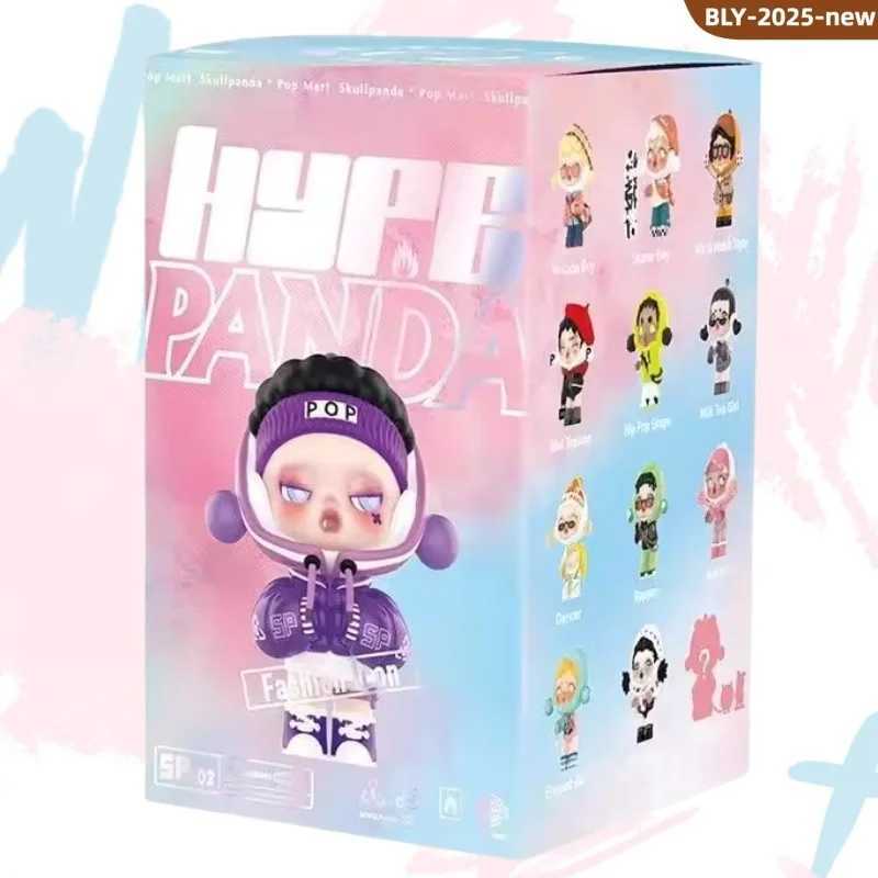 Hot Skullpanda Hype Panda Series Mystery Box Toy Sp2 Generation Blind Box Desktop Decoration Childrens Toy Birthday GiftT250318