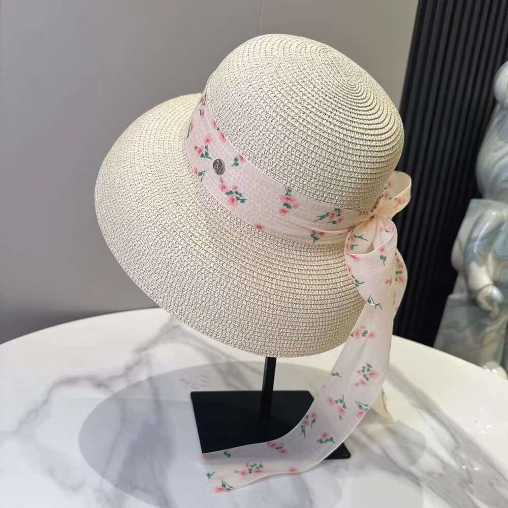 French elegant top children's summer countryside style, small edge fashion, straw hat, travel, sun protection, sunshade, fisherman hat