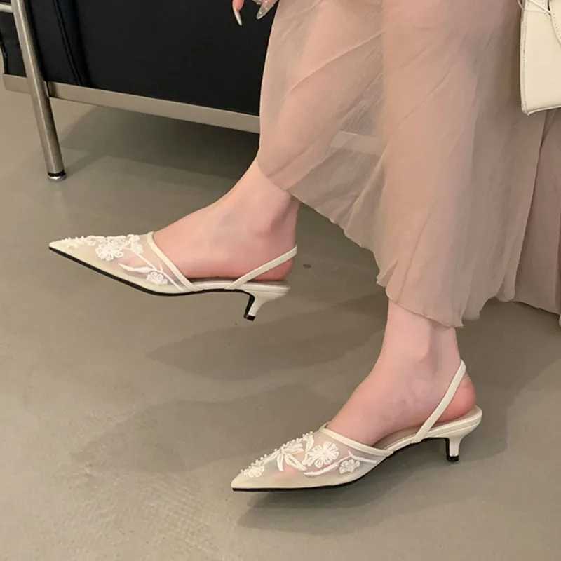 Bailamos silk sequins Rhine decoration high H Mler single shoe corner fine dress banquet Fem Y250317