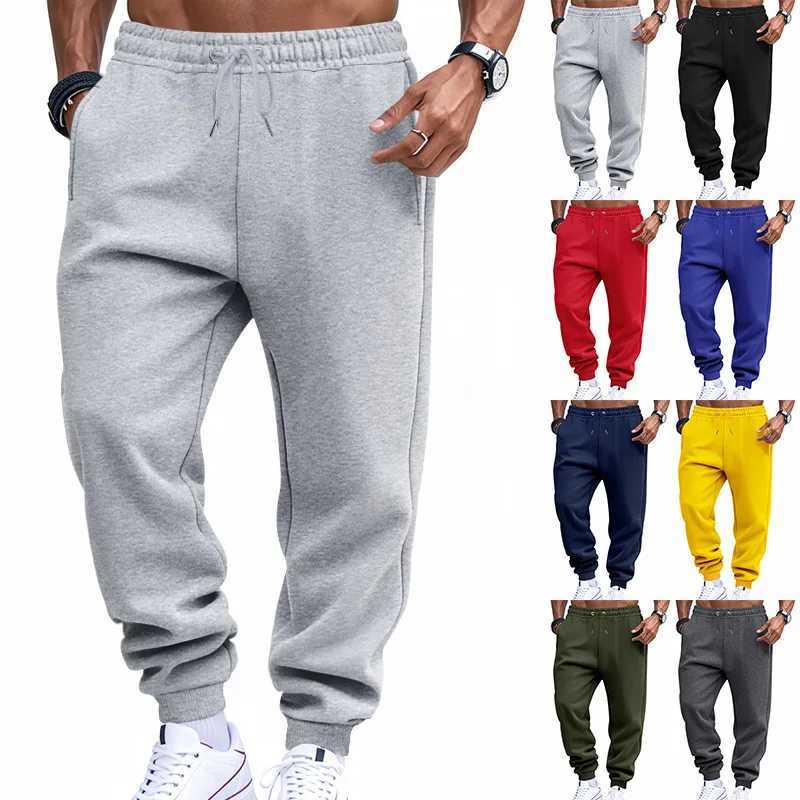 American mens four season tight sports pants classic sports casual pants training and fitness pants W250318