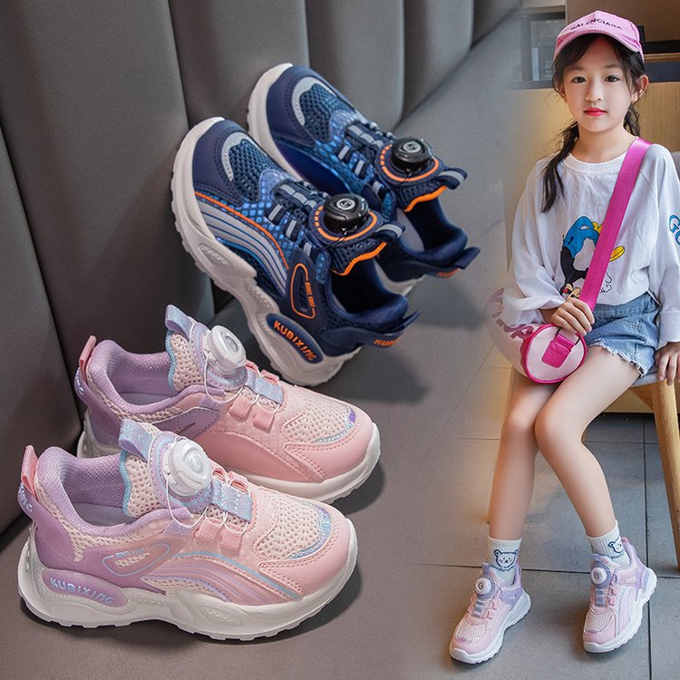 Kids Sneakers Girls School Toddler Casual Shoes Outdoor Mesh Running Shoes Littlesprouts Light Soft Tennis Pink Non-slip Children Shoes Size US9C-US5Y