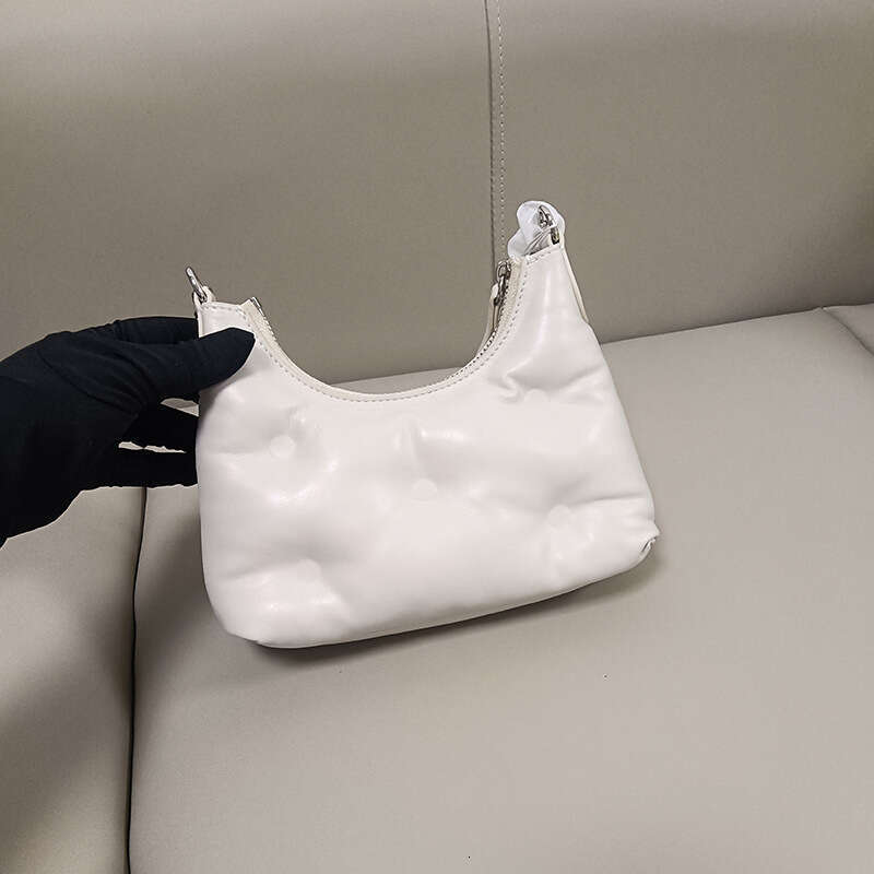 High Version Mm6 Liu Wen, Same As Hobo Mini Underarm Leather Diagonal Straddle Bag For Women