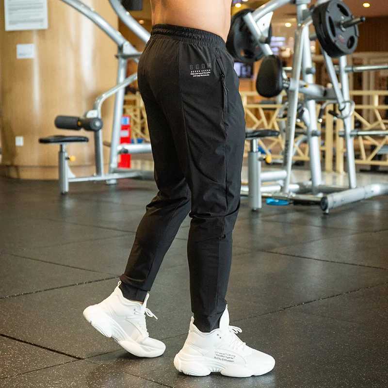 Mens Sports Pants Gym Sweatpants Mens Running Quick Dry Trousers Fitness Jogging Training Pants W250318