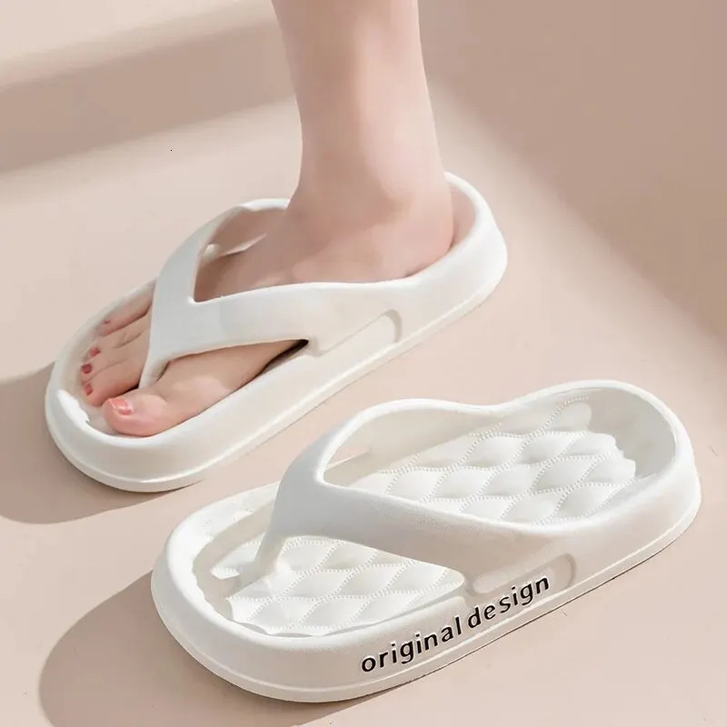 Womens Platform Non-slip Slippers Solid Color Indoor Flip FlopsWomens Footwear ZYT2438 250318