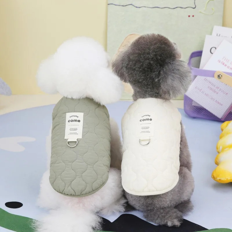Multi dog winter warm vest jacket suitable for small and mediumsized dogs puppy vests clothing cotton pet jackets 250318