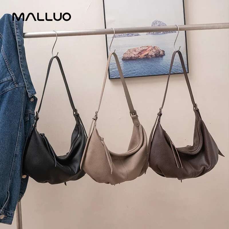 Women Natural Cow Genuine Leather Crossbody Bag Female Fashion Designer Shoulder Bags Ladies Cowhide Casual Retro Handbag