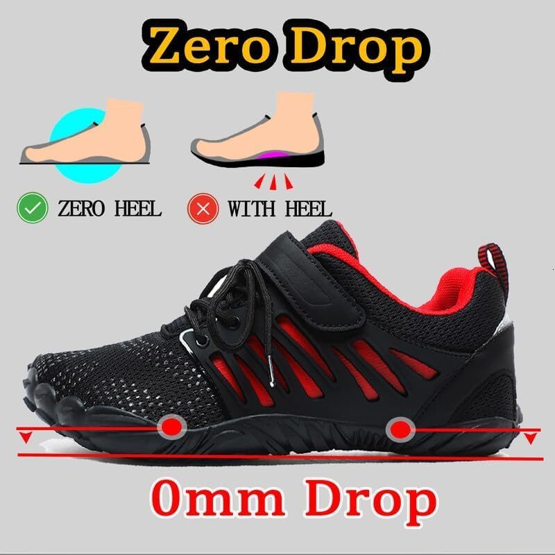 Barefoot shoes men's wide toe water shoes men's gym exercise minimalist weightlifting cross training running hiking ground shoes