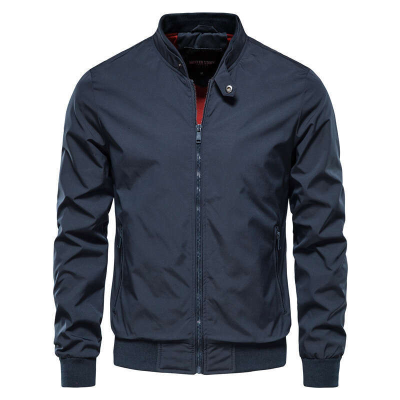 Spring Autumn European and American Casual Fashion Trendy Coat Men's Top Thin Edition Wholesale Jacket 2025 New Style Stylish Elegant Clothing