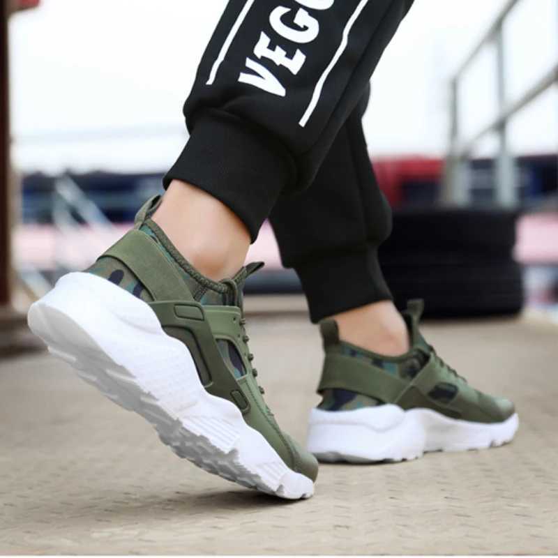 Mens running shoes unisex short and chubby N-slip sports shoes green brand tra light mesh breathable casual shoes Y250317