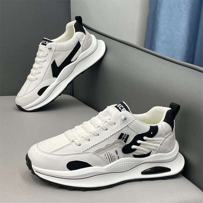 Autumn 2025 Versatile Trend Board Fashionable Heavy soled Low top Lace up Sneakers Tiktok Daddy Shoes