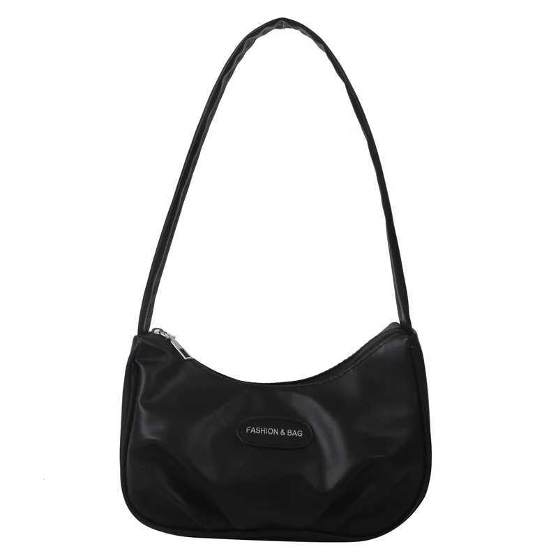 Simple Fem Fiable Underarm Bag Shoder Bag Solid Color Small Square Bag Design Pleated Bag Handbag Z250318