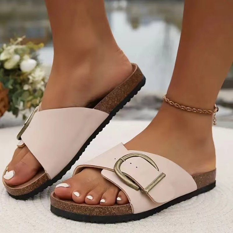 free shipping designer slippers clogs sandals slides women womens leather black khaki beige indoor outdoor casual shoe trainer new