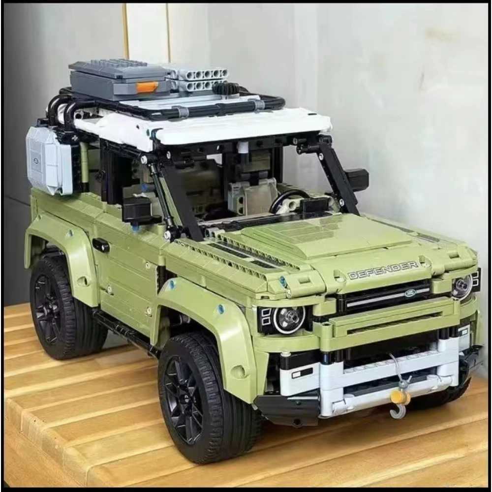 New PCShot Innovative Style Land Rover Defender Off road Building Block Puzzle Set Model MPC Car Toy Children Adult W250318