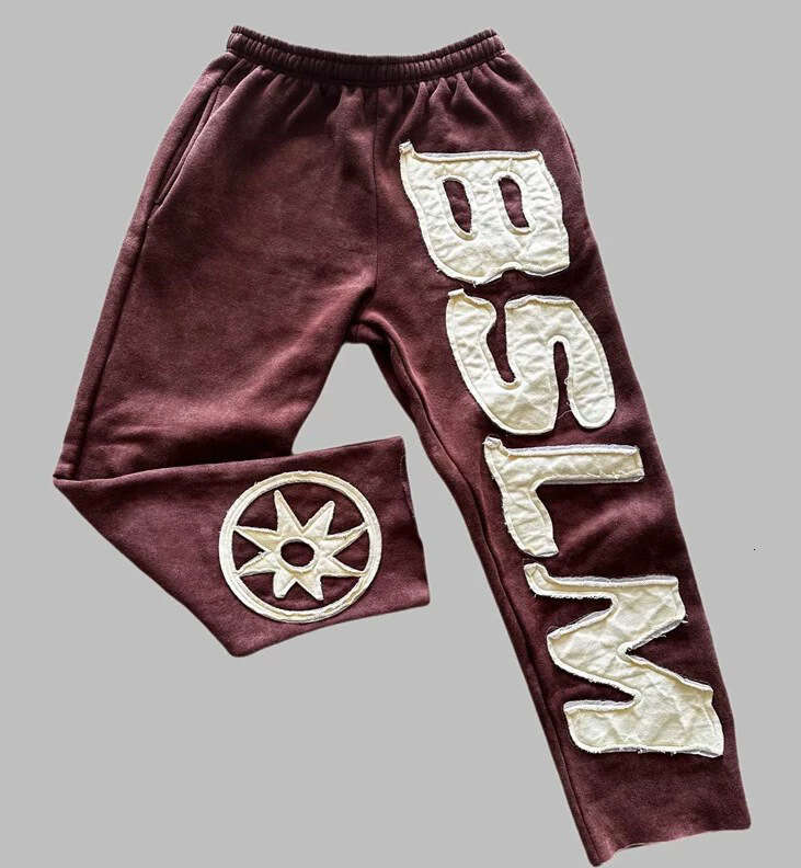 European American autumn winter hoodies with personalized style, high street hip-hop, letter embroidery, fashionable pants for both men and women, 202
