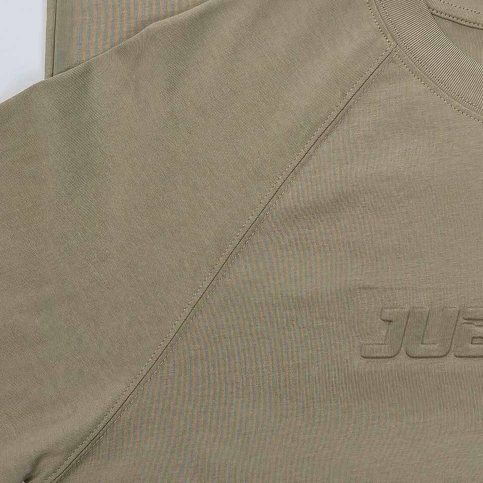 100% pure cotton short sleeved T-shirt mens summer 2025 new round neck T-shirt solid color loose casual half sleeved topT250318