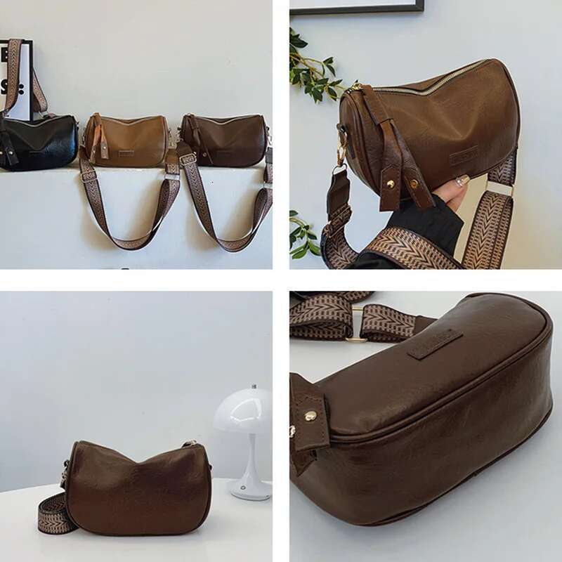 Strap Shoulder Wide Women's Daily Used, Fashion Boston Crossbody Bags Commuting, Ladies Designer Handbags For Gift Used, Fashionable handbag Comm
