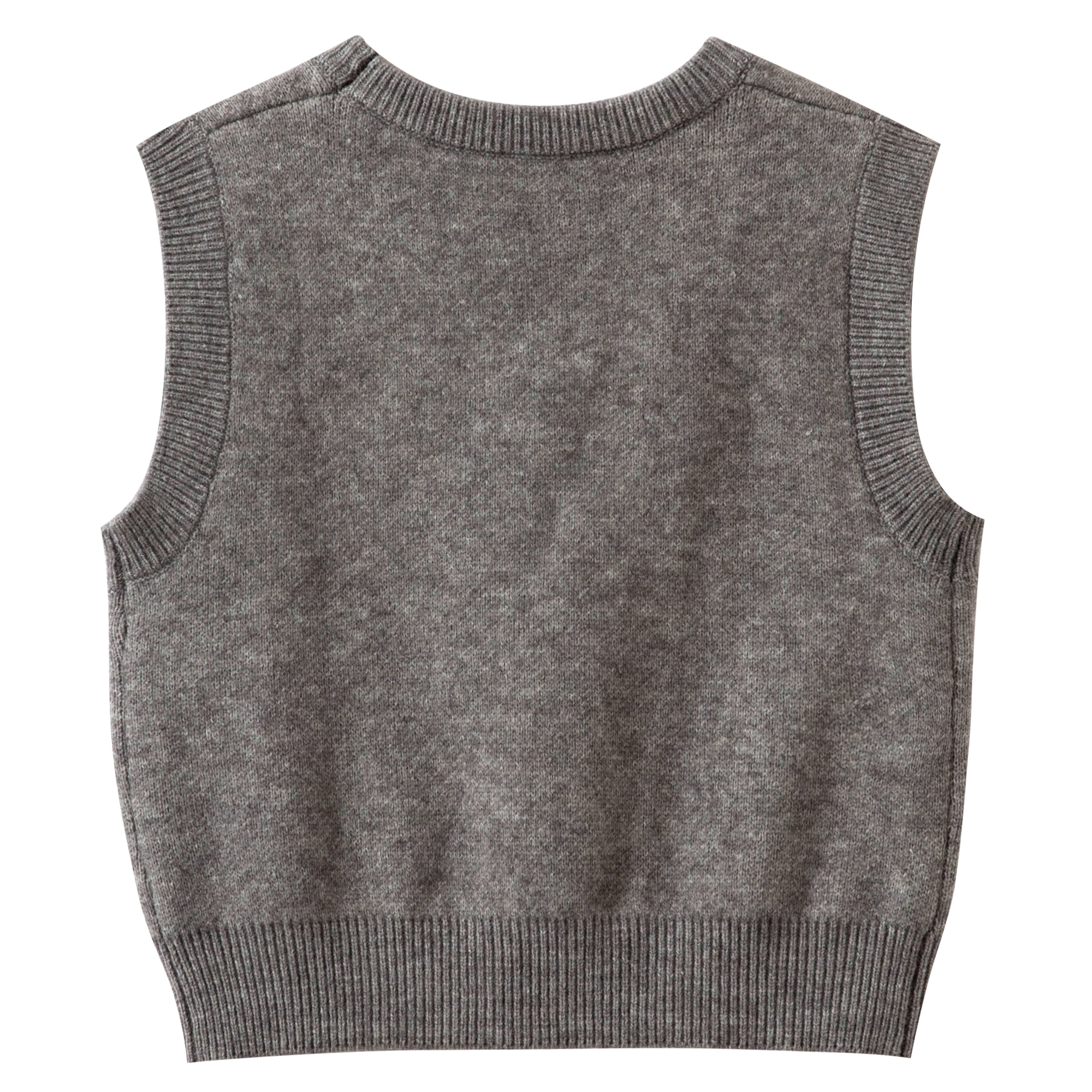 Elegant Women's Knitted Wool Vest - Fashionable and Simple Design