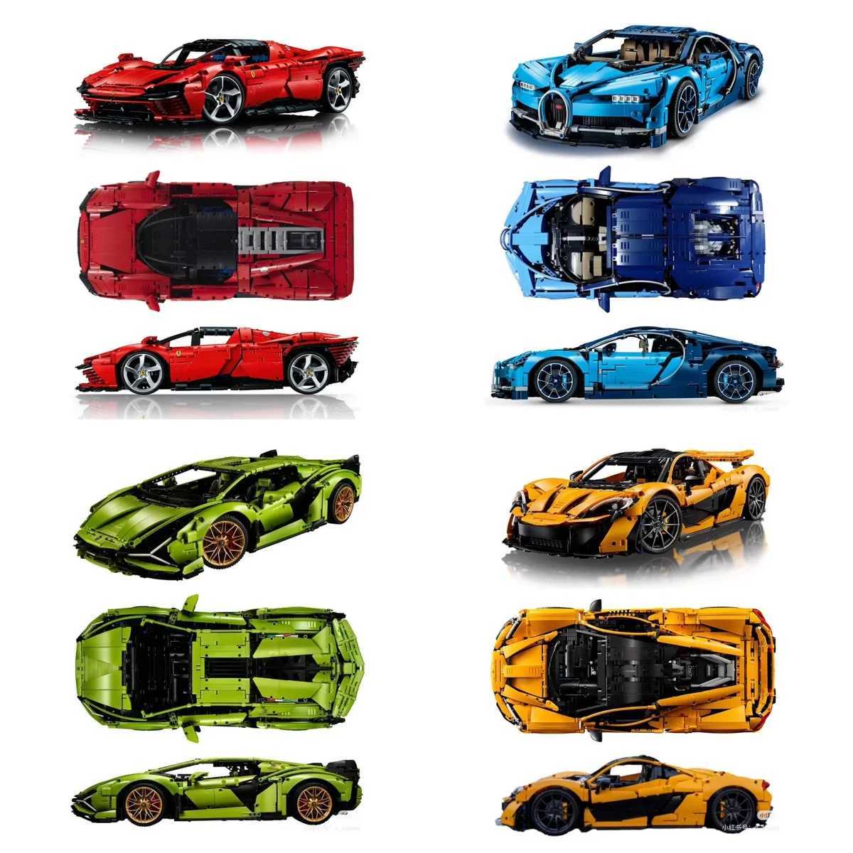 NEW Technical Supercar Model Race Car Building Block Set Assemble Vehicle Toy Adult Diy Collection Childrens Birthday GiftsXJ250318