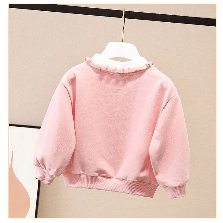 Ddmyshoesvip Girls Hoodie And Autumn Loose Fitting Pullover Girls Western Style Long Sleeved T Shirt Korean Version Base Shirt Spring Top Trend