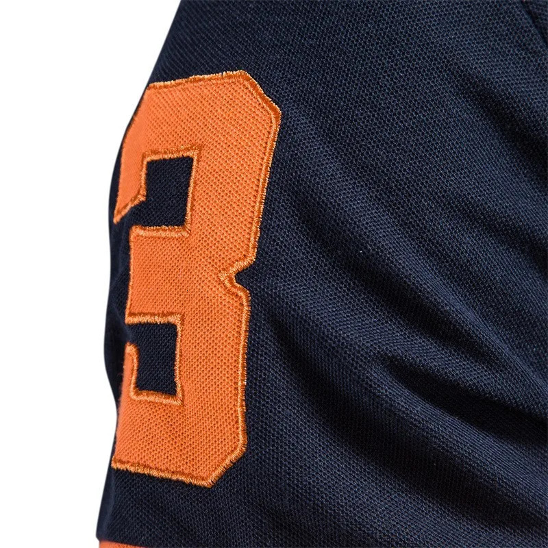 Summer Casual Sportswear Elastic Cotton Embroidered Short Sleeve Polo Shirt XS-5XL Large Size Business Social Quality Mens Top 250318