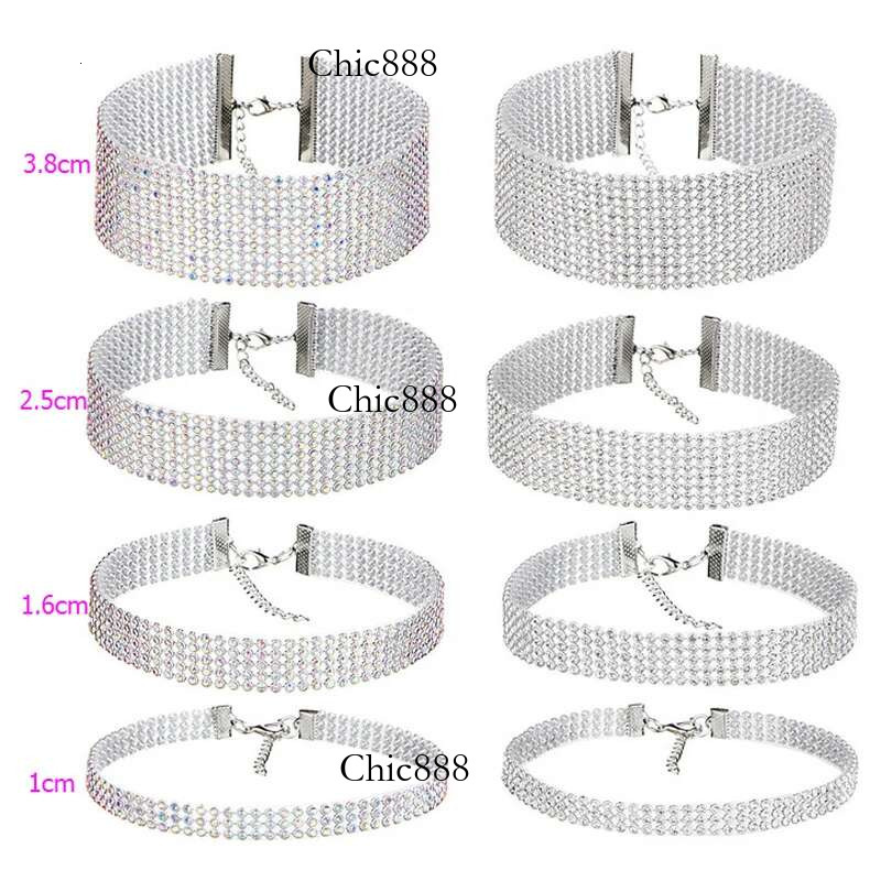 SUMENG 2024 Fashion Women Bundle Neck Element Necklace Jewelry Punk Hip Hop Choker Inlay Rhie Collar Gift