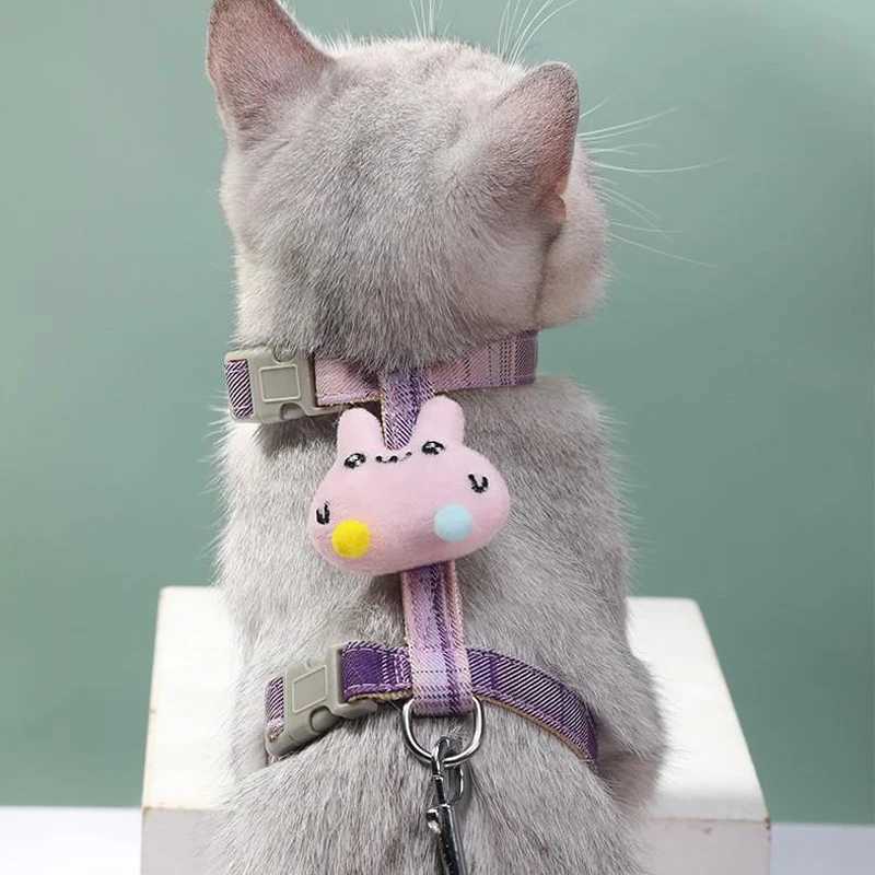 Adjustable Cat Strap Set Breathable Tank Top Escape Kitten Chest Strap Easy Control Pet Adjustable Collar SuppliesT250318