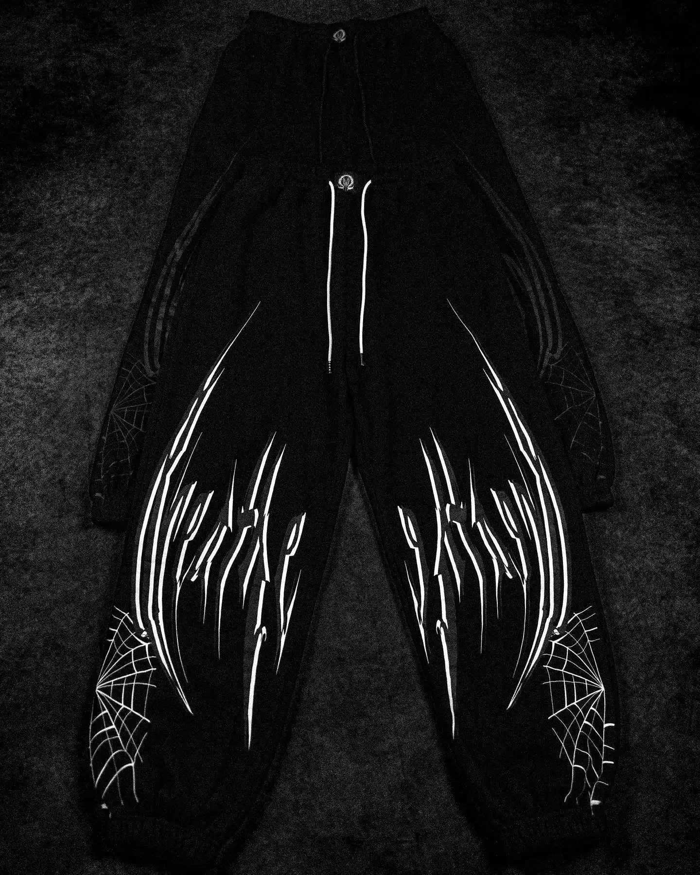 Breathedivity Gothic Sweatpants Style Harajuku streetwear dark casual loose Trouser fashionable hip-hop pants W250318