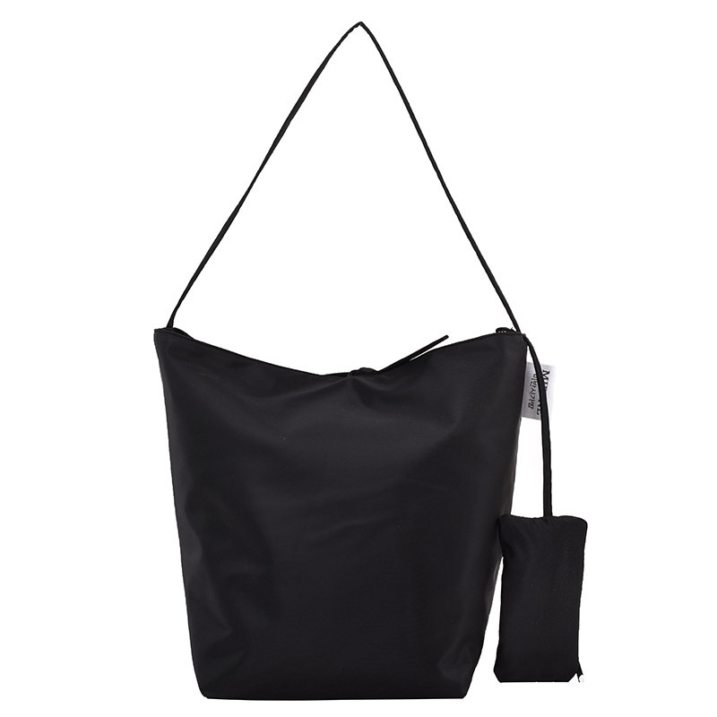 Korean Version Of Dongdaemun Simple Nylon Large Capacity Cloth 2023 New Lazy Style Casual Versatile Shoulder Tote Bag Fashion Shoulder Bags