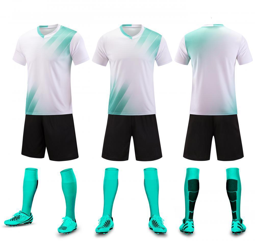 Football Set Men S Match Training Team Uniform Adult Football Jersey Sports Suit