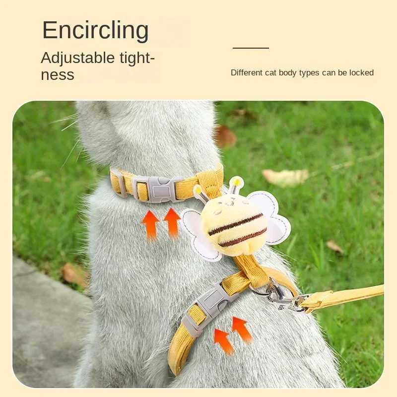Cat towing rope anti breakage special cat rope used for I-shaped adjustable chest and back cat ropeT250318