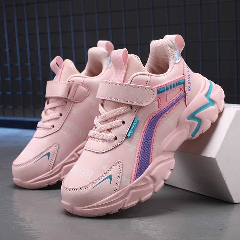 Kids Casual Boys Shoes Soft Sole Kids Shoes Non-slip Sneakers Shoes Outdoor Students Children Pink Girls Sport Walking Footwear W250318