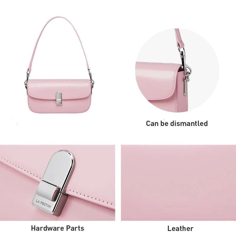LA FESTIN 2024 New Crossboby Messenger Women's Underarm Saddle Fashion Denim Shoulder Bag Handbag y2k bag