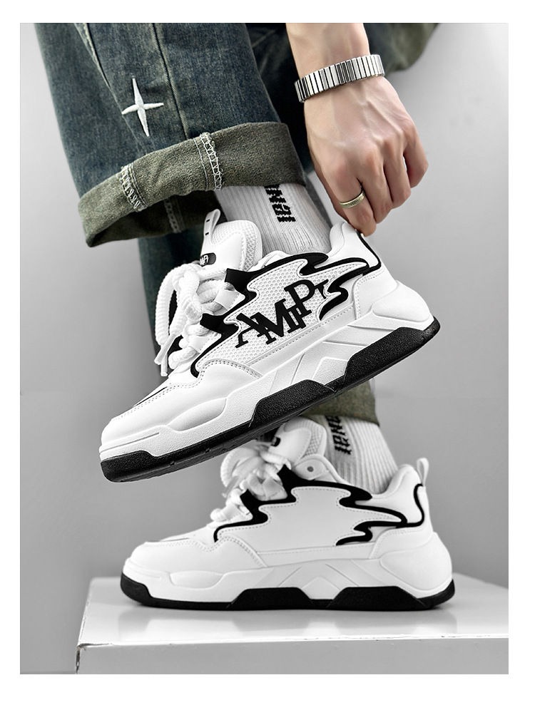 new men's shoes new casual and versatile sports and leisure sneakers trendy and popular shoes