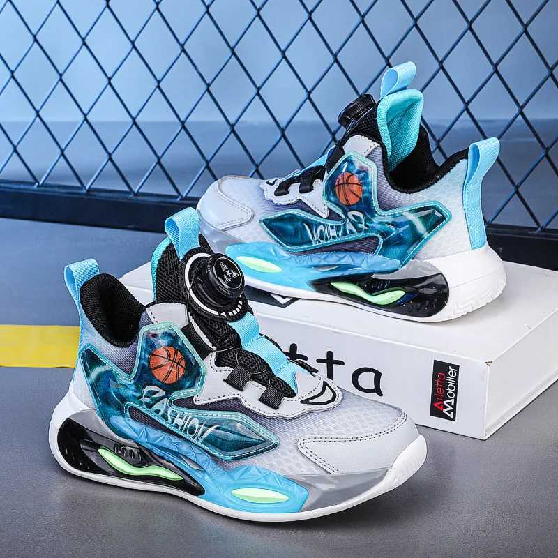 New leather childrens outdoor running shoes boys shoes sports shoes fashionable and casual walking shoes non slip basketball shoes for studentsXJ25031