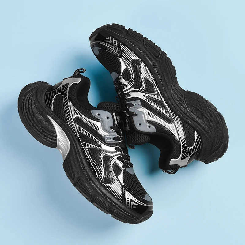 2025 New Men Casual Sports Shoes Marath Race Lightweight Cushiing Men Running Shoes Outdoor Mountain Shoe Teenagers Walking Z250318