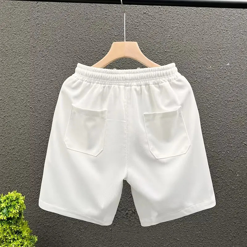 High End Casual Shorts Mens Summer Trend Thin Style Trendy Sports Slim Fit Five Quarter Pants Streetwear Fitness 250317