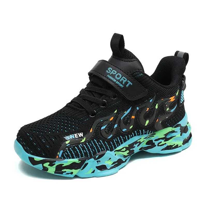 New childrens shoes childrens fashion boys running sports shoes anti slip lightweight sports childrens shoes qualityXJ250318
