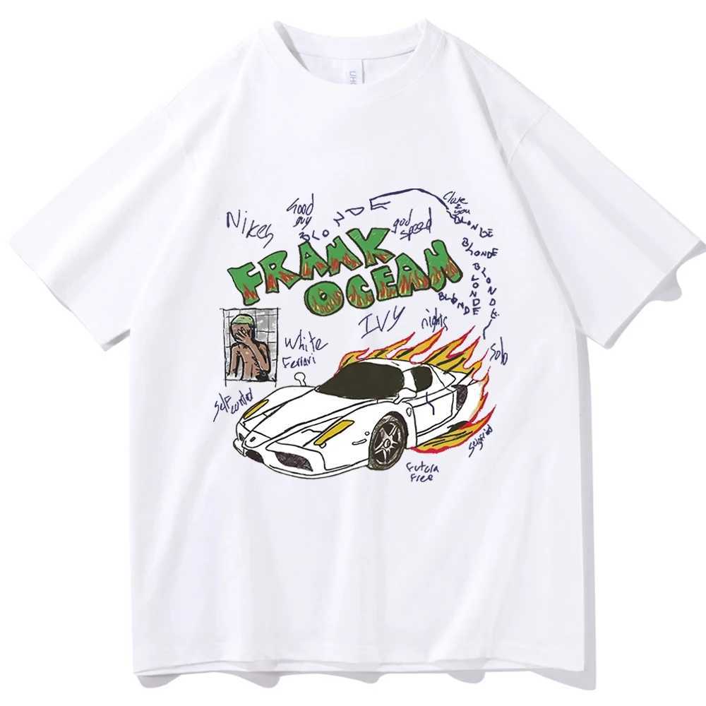 Street wear Frank Ocean Music T-shirt Merch gift for Frank Ocean fans cotton shirt unisex oversized casual mens T-shirt top Y2KXJ250318