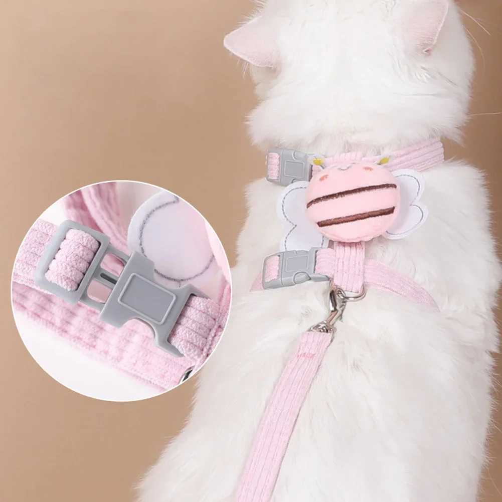 Cat Products Pet Traction New Cute Pattern Comfortable Dog Collar Adjustable Long Strip Pet Safety BeltT250318