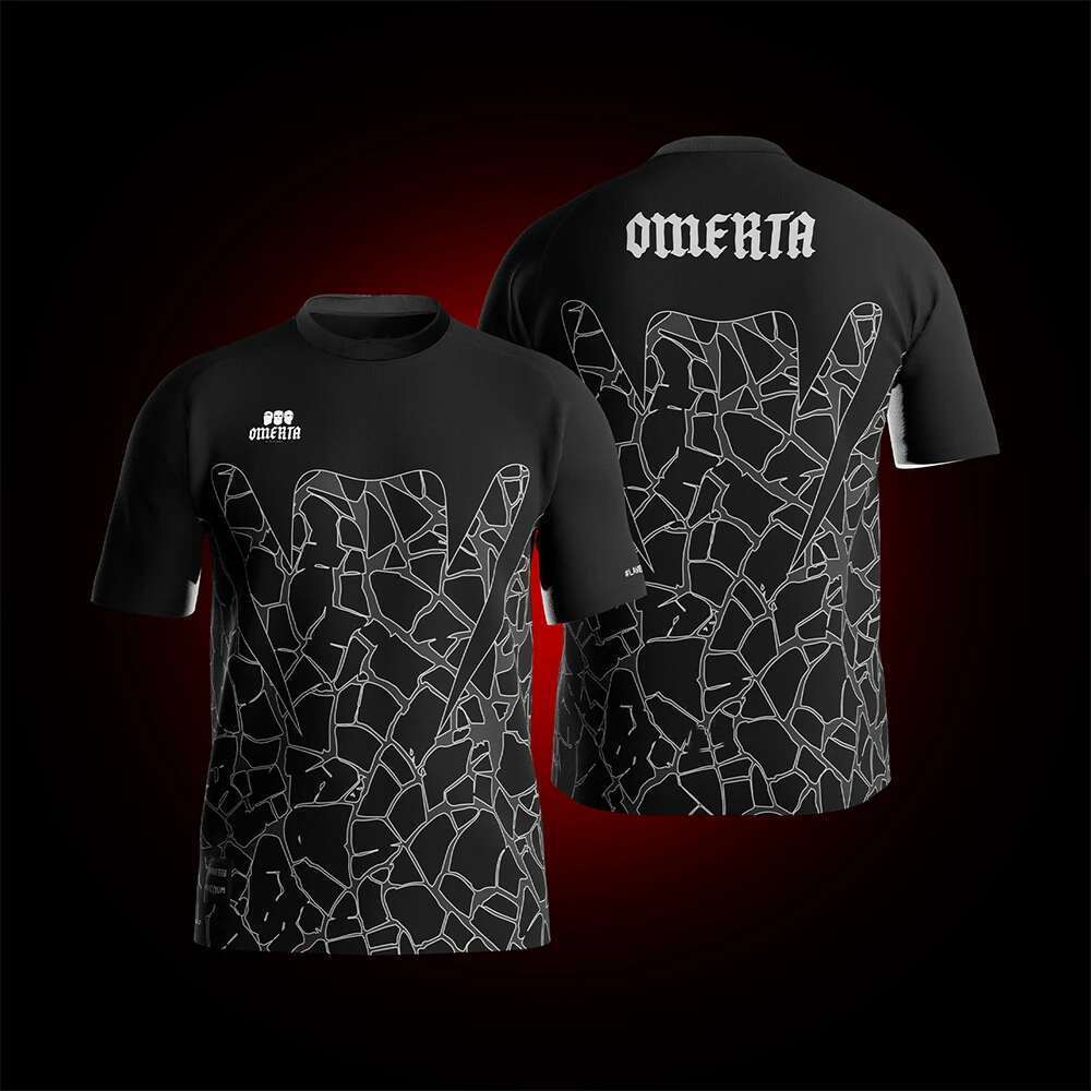 Boxing jersey Omerta 47 outdoor sports t-shirt oversized hip-hop streetwear men's and women's fighting fan custom top