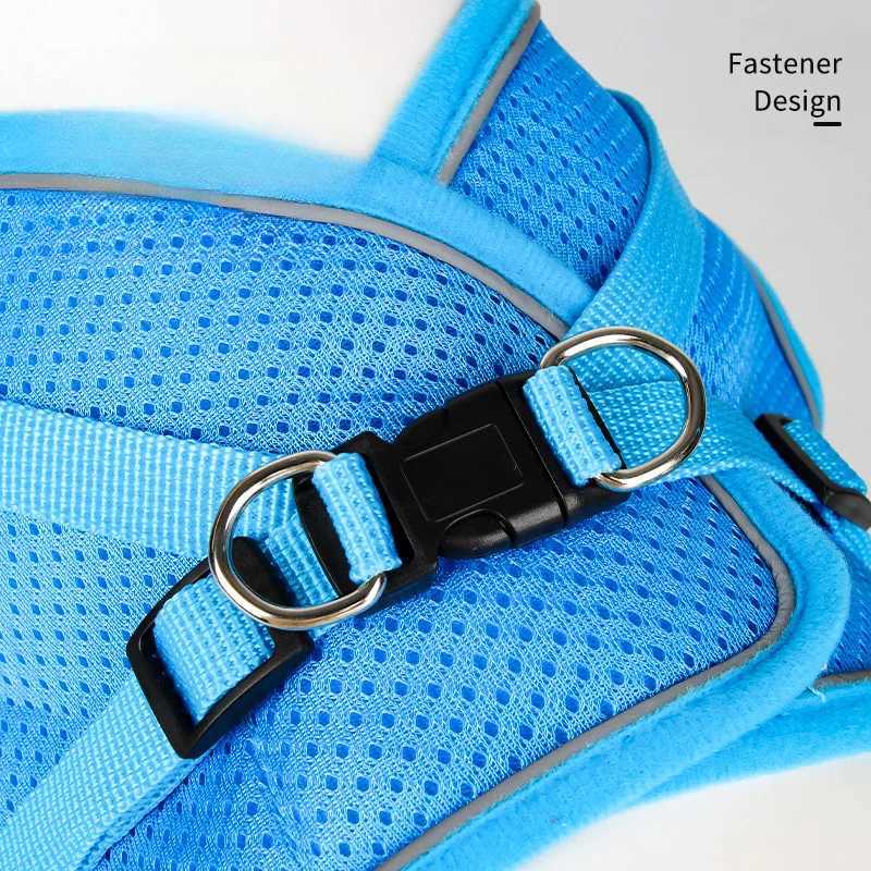 Cat chest strap with reflective belt pet harness breathable pet harness cat harnessT250318