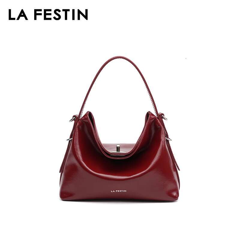 LA FESTIN Original Shoulder 2024 New Small Handbag Women's Fashion Bags Crossboby Ba g Brand Lady Leather Bag