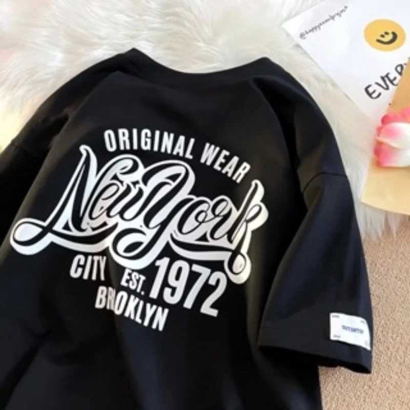 8XL Korean loose fitting fashionable new American retro Xin soft casual mens multi-functional couple setT250318